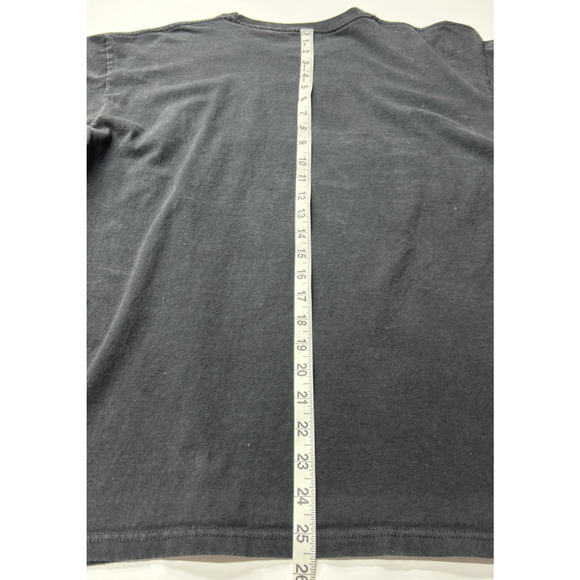 Pac-Man T-Shirt Mens M Vtg Video Game Arcade 70s Black Long Sleeve 80s Bandai - Picture 14 of 15